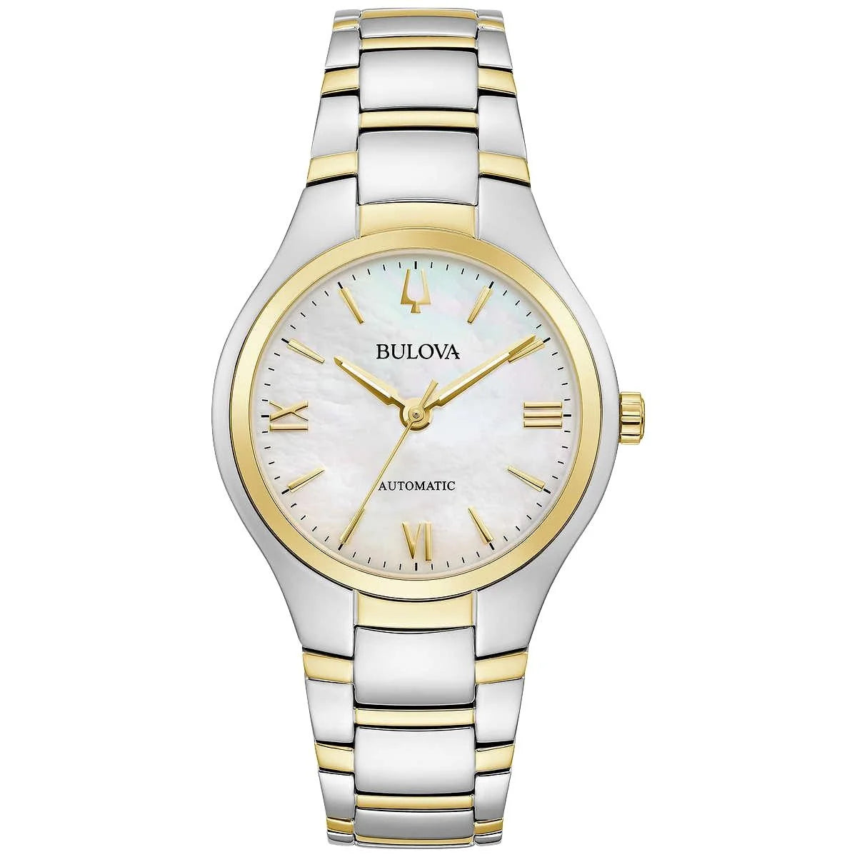 Elegant Women's Two-Tone Automatic Stainless Steel Watch - Model 98L297