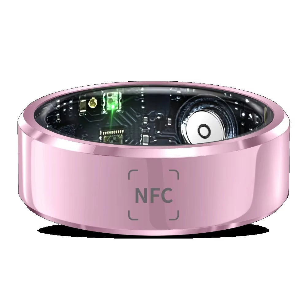 Revolutionary Health Fitness Tracker Smart Ring with Heart Rate Monitoring and NFC Technology