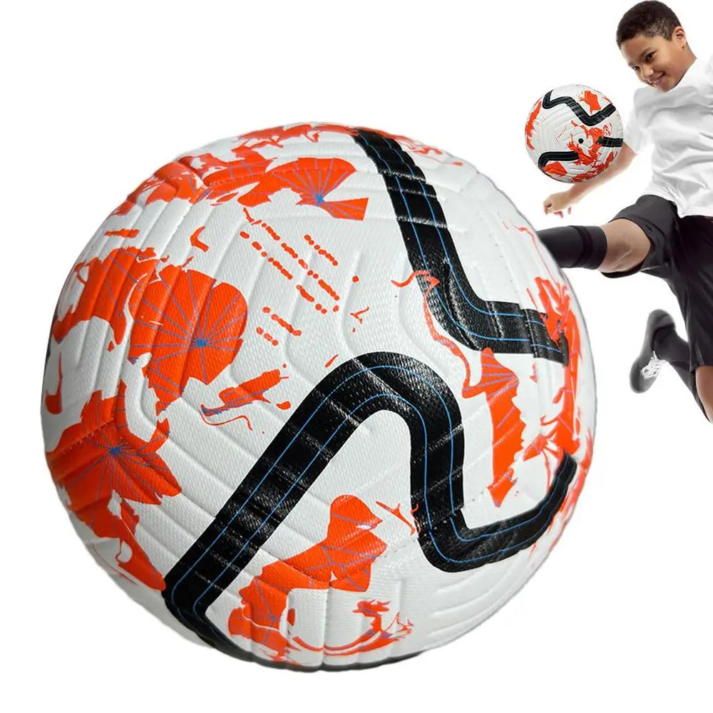 Sports Soccer Ball Size 5 Club Soccer Ball Soft Cover Sports Soccer Ball For Birthday Festival School Sports Game Teens Adult