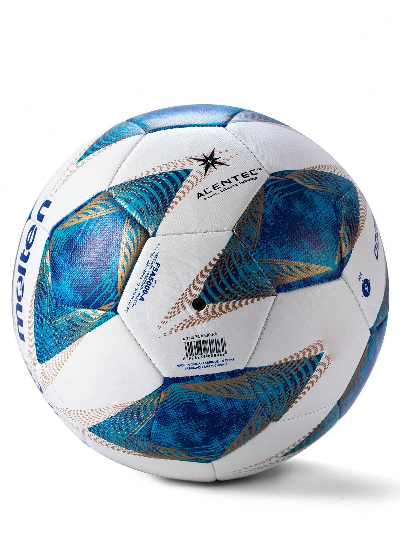 Official Molten Size 5 Football Balls for Outdoor Soccer Matches Quality Match Ready for Training  or League soccer ball.