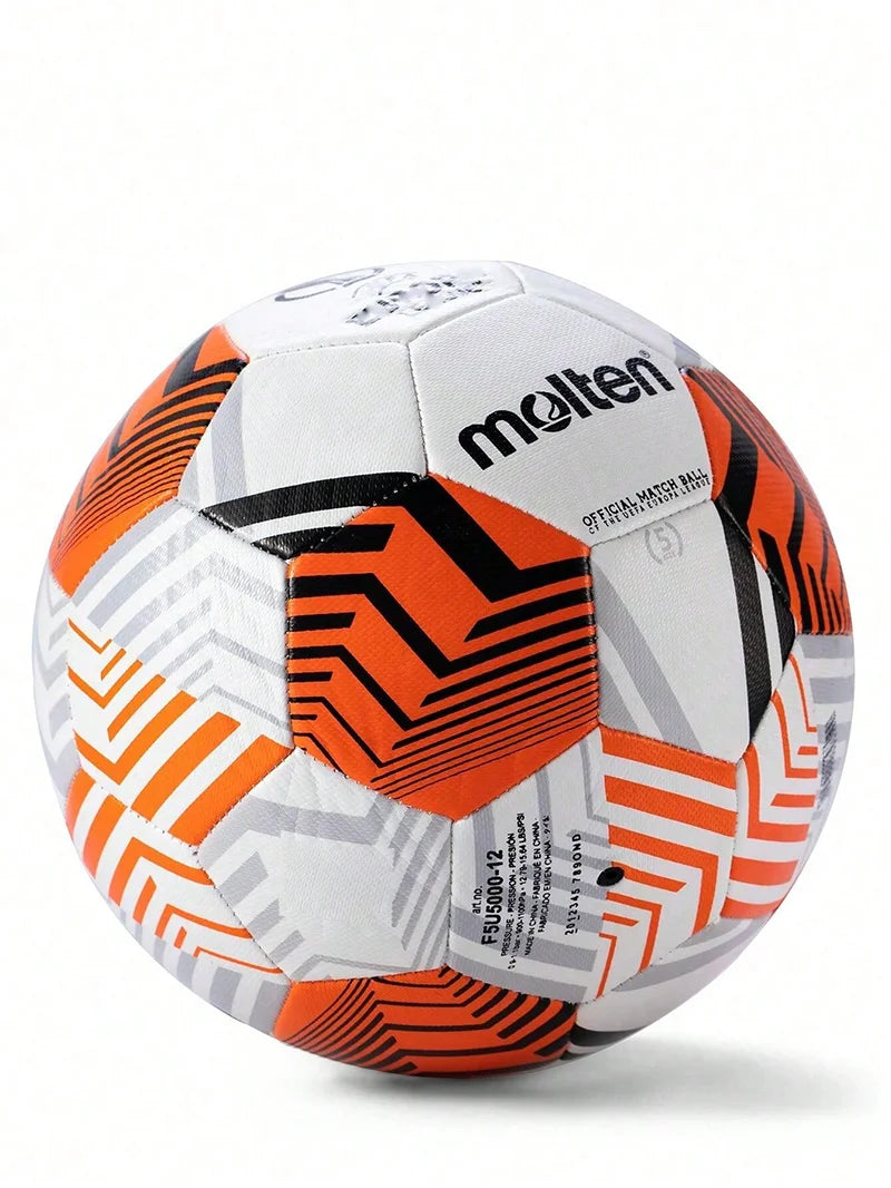 Official Molten Size 5 Football Balls for Outdoor Soccer Matches Quality Match Ready for Training  or League soccer ball.