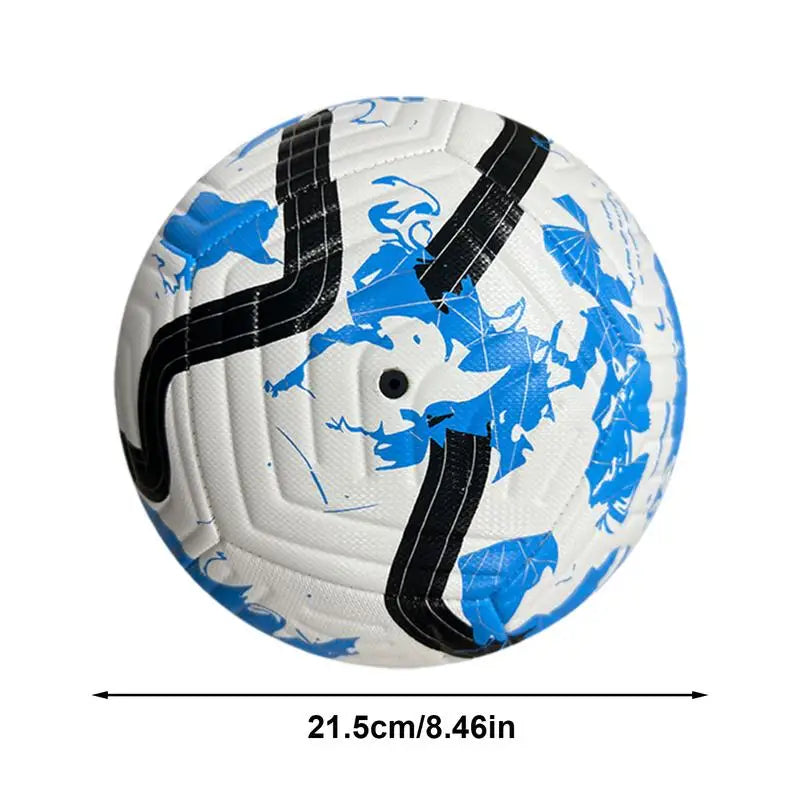 Sports Soccer Ball Size 5 Club Soccer Ball Soft Cover Sports Soccer Ball For Birthday Festival School Sports Game Teens Adult