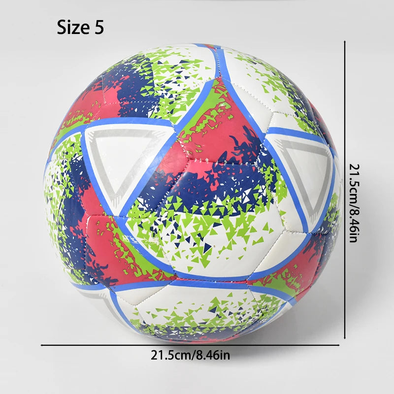 Size 5 Soccer Ball with pump kits Official PU Classic soccer Wear Resistant Outdoor Sports Football