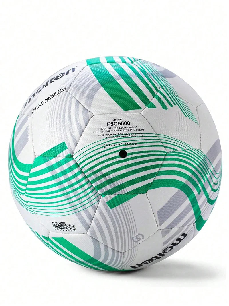 Official Molten Size 5 Football Balls for Outdoor Soccer Matches Quality Match Ready for Training  or League soccer ball.