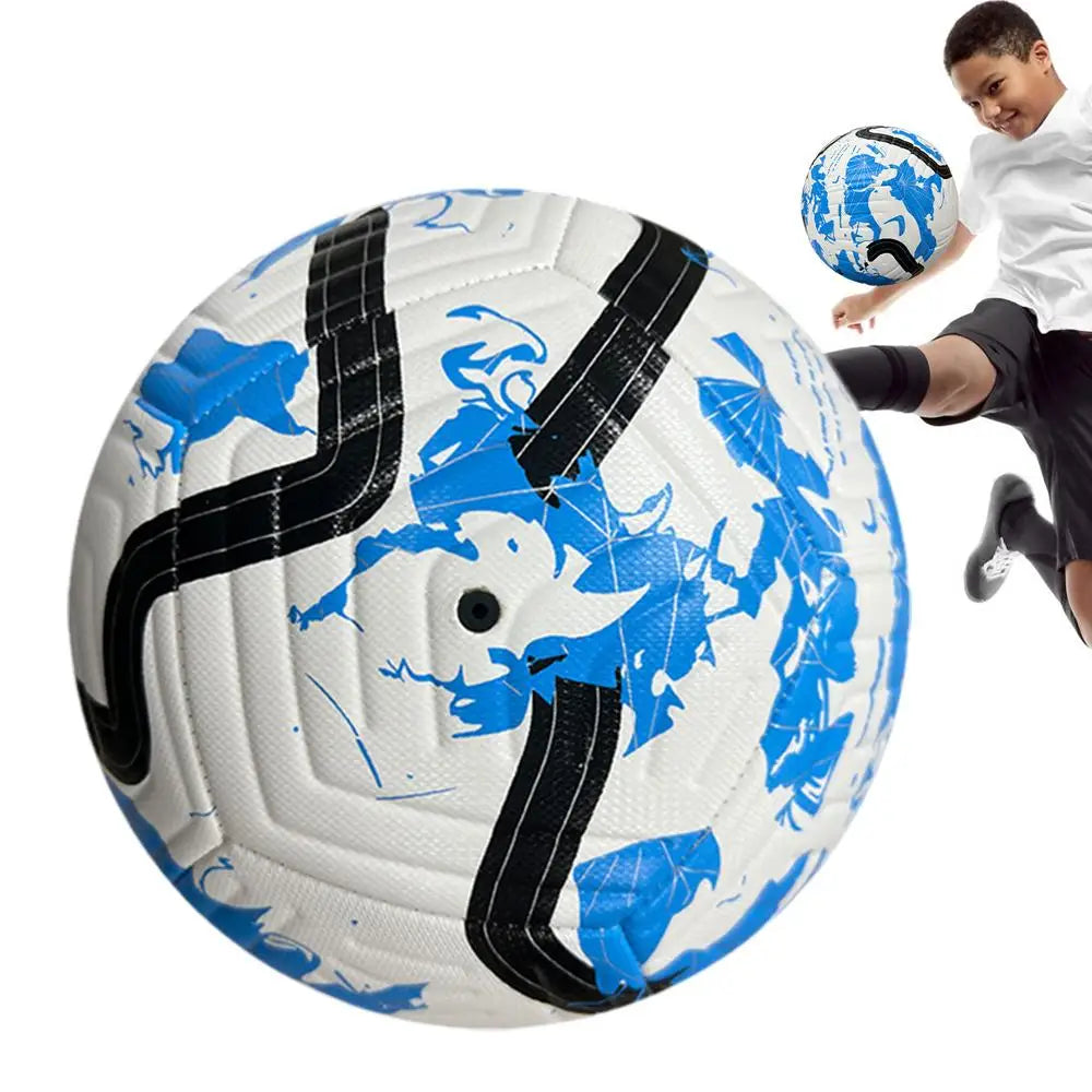 Sports Soccer Ball Size 5 Club Soccer Ball Soft Cover Sports Soccer Ball For Birthday Festival School Sports Game Teens Adult